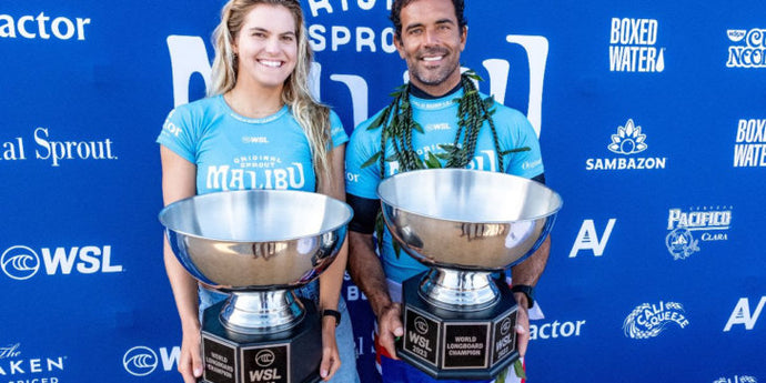 2 New World Champs! The Original Sprout Malibu Longboard Championship