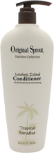 Load image into Gallery viewer, Conditioner bottle labeled 'Original Sprout Tahitian Collection' with palm tree design on a white background