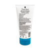Back view of a tube with text and branding on a white background