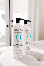 Load image into Gallery viewer, Two bottles of Original Spry Originals Classic Collection shampoo and conditioner on a white surface.